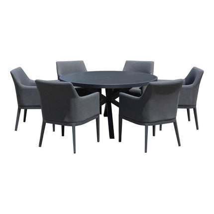 Bramblecrest St Lucia 7 Piece Upholstered Dining Set – view 5