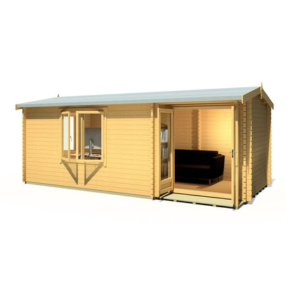 Shire Thetford 44mm Log Cabin 20ft x 10ft (6 x 3m) – view 4