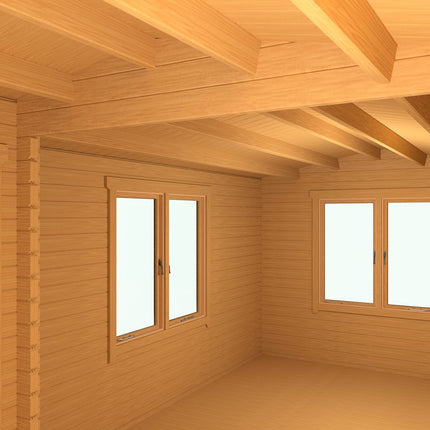 Shire Thetford 44mm Log Cabin 20ft x 10ft (6 x 3m) – view 7