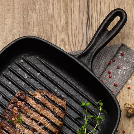 Tramontina Cast Iron Square Griddle Pan, 27cm – view 3