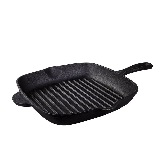 Tramontina Cast Iron Square Griddle Pan, 27cm – view 2
