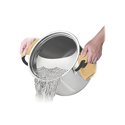 Tramontina Stainless Steel Stockpot & Drainer, 24cm / 7.8L – view 2