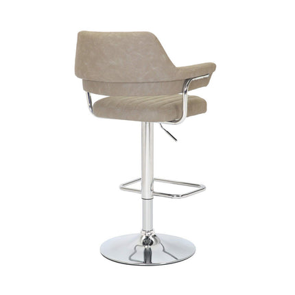 Cortez Mink Faux Leather Gas Lift Bar Stool, 2 Pack – view 8