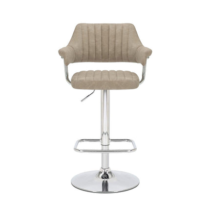 Cortez Mink Faux Leather Gas Lift Bar Stool, 2 Pack – view 5