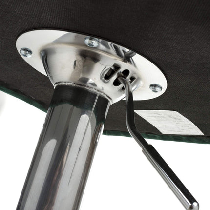 Sigma Grey Brushed Velvet Gas Lift Bar Stool – view 5