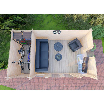 Shire Rydal 44mm Log Cabin 17 x 10ft (5.1 x 3m) – view 3