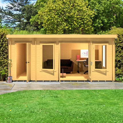 Shire Rydal 44mm Log Cabin 17 x 10ft (5.1 x 3m) – view 5