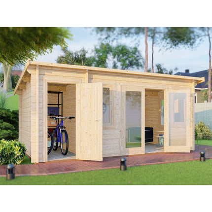 Shire Rydal 44mm Log Cabin 17 x 10ft (5.1 x 3m) – view 4
