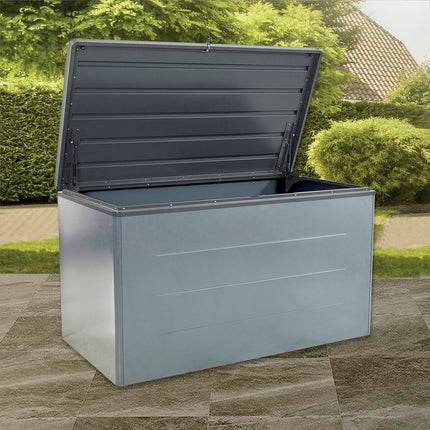 Stone Garden 5ft 3" x 2ft 10" (1.61 x 0.87m) 1,200 Litre Steel Deck Box in 2 Colours – view 3