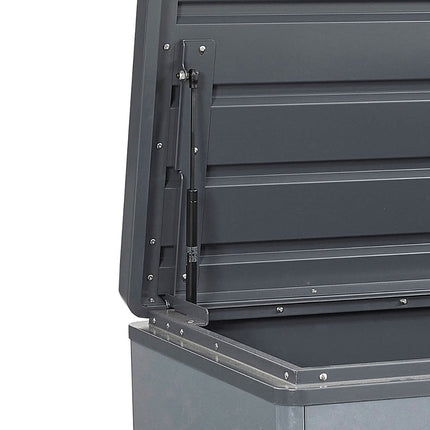 Stone Garden 5ft 3" x 2ft 10" (1.61 x 0.87m) 1,200 Litre Steel Deck Box in 2 Colours – view 5