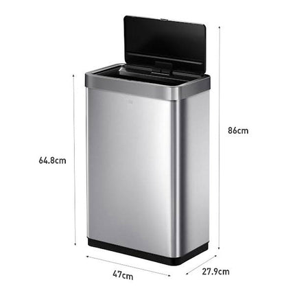 EKO Mirage X-Sensor 20+20L Stainless Steel Sensor Bin – view 6