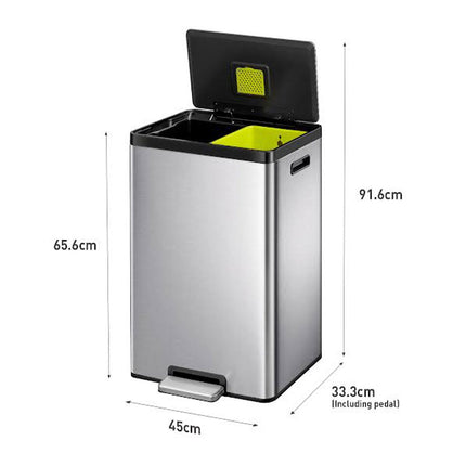 EKO Ecocasa II Recycling Bin 20L+20L in 2 Colours – view 7