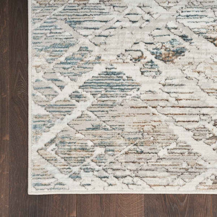 Glitz Grey Abstract Runner, 69 x 229 cm – view 4