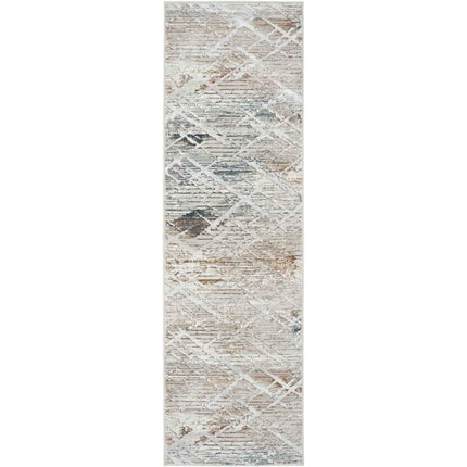 Glitz Grey Abstract Runner, 69 x 229 cm – view 2