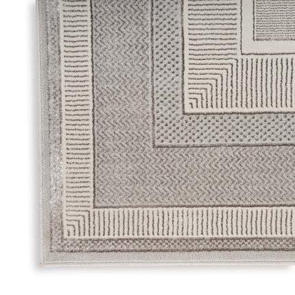 Glitz Silver Border Rug in 3 Sizes – view 5