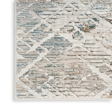 Glitz Grey Abstract Area Rug in 3 Sizes – view 6