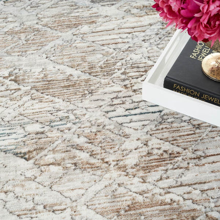 Glitz Grey Abstract Area Rug in 3 Sizes – view 7