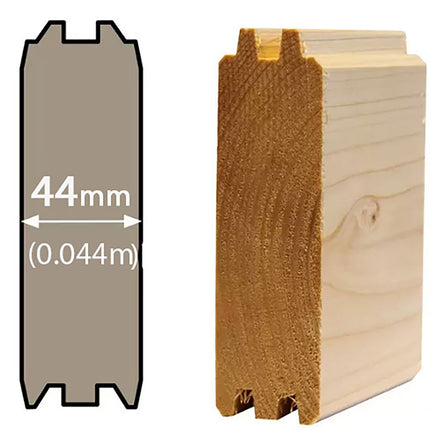Shire Rydal 44mm Log Cabin 17 x 10ft (5.1 x 3m) – view 7
