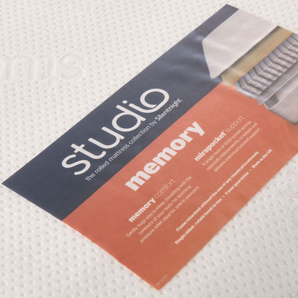 Silentnight Studio Memory 1000 Hybrid Rolled Mattress in 3 Sizes – view 2