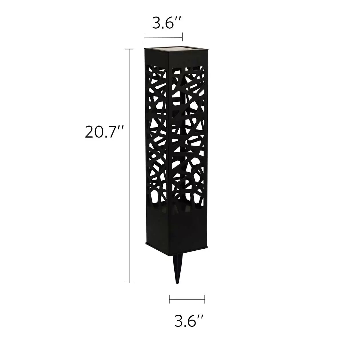Tommy Bahama Square Solar Bollard Light - 5 Pack