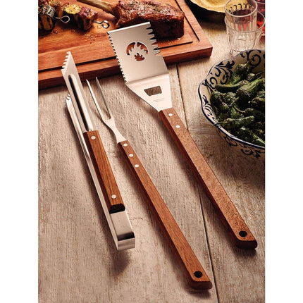 Tramontina BBQ Hardwood Tool Set, 3 Piece