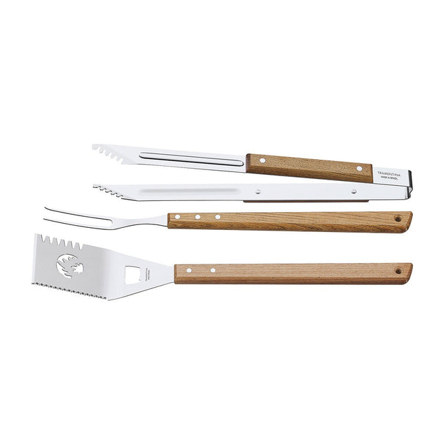 Tramontina BBQ Hardwood Tool Set, 3 Piece – view 2
