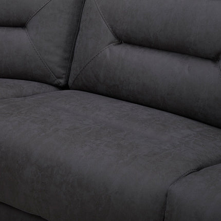 Gilman Creek Justin Grey Fabric Power Reclining Sectional Sofa – view 6