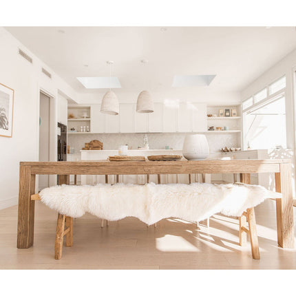Naturally Sheepskins Long Wool Quad Rug in 4 Colours, 180 x 110 cm – view 3
