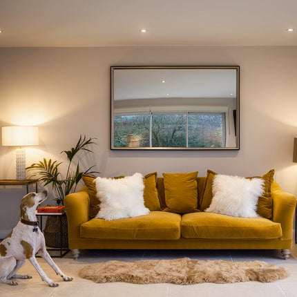 Naturally Sheepskins Long Wool Double Rug in 6 Colours, 180 x 55 cm – view 2