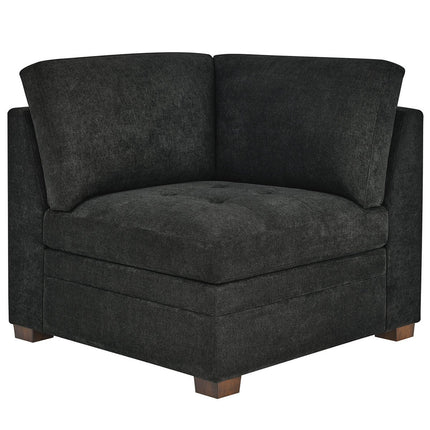 Thomasville Tisdale Dark Grey Fabric Corner Chair – view 5