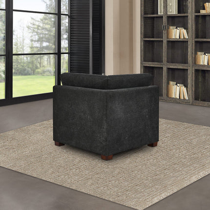Thomasville Tisdale Dark Grey Fabric Corner Chair – view 3