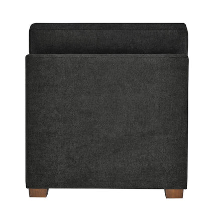 Thomasville Tisdale Dark Grey Fabric Armless Chair – view 7
