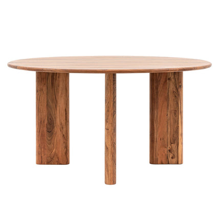 Gallery Borden Acacia Round Dining Table, Seats 4 – view 5