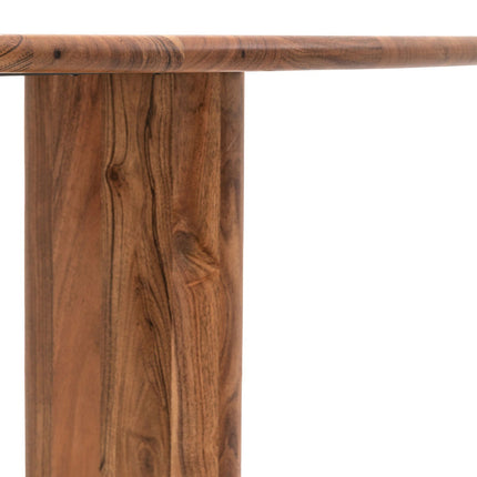 Gallery Borden Acacia Round Dining Table, Seats 4 – view 6