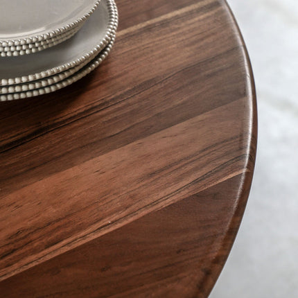 Gallery Borden Acacia Round Dining Table, Seats 4 – view 4
