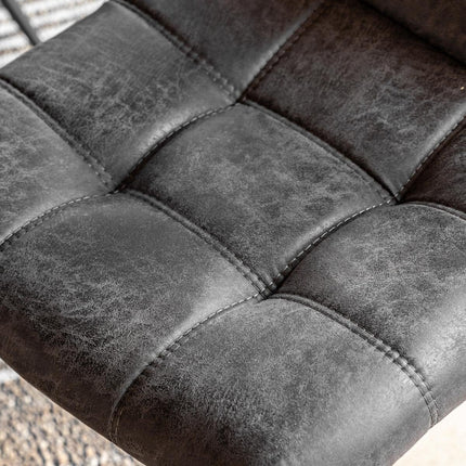 Gallery Darwin Grey Faux Leather Dining Chair, 2 Pack – view 3