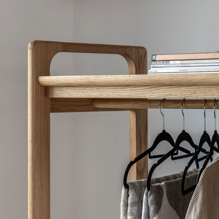Gallery Craft Oak Open Wardrobe – view 4