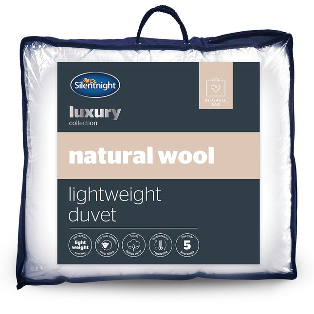 Silentnight Natural Wool Lightweight Duvet in 3 Sizes – view 2