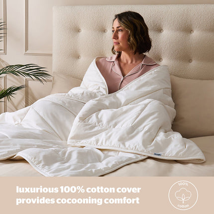 Silentnight Natural Wool Lightweight Duvet in 3 Sizes – view 4