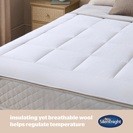 Silentnight Natural Wool Mattress Topper in 3 sizes – view 4