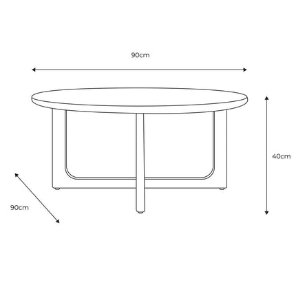 Gallery Craft Oak Coffee Table – view 2
