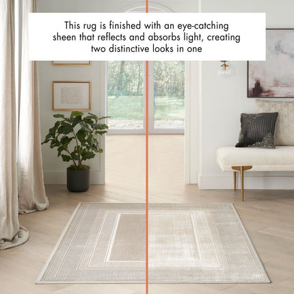 Glitz Ivory Border Runner, 69 x 229 cm – view 3