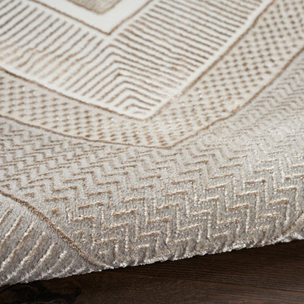 Glitz Ivory Border Rug in 3 Sizes – view 7