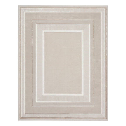 Glitz Ivory Border Rug in 3 Sizes – view 2