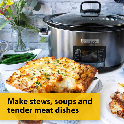 Crockpot TimeSelect 5.6L Digital Slow Cooker CSC066 – view 5