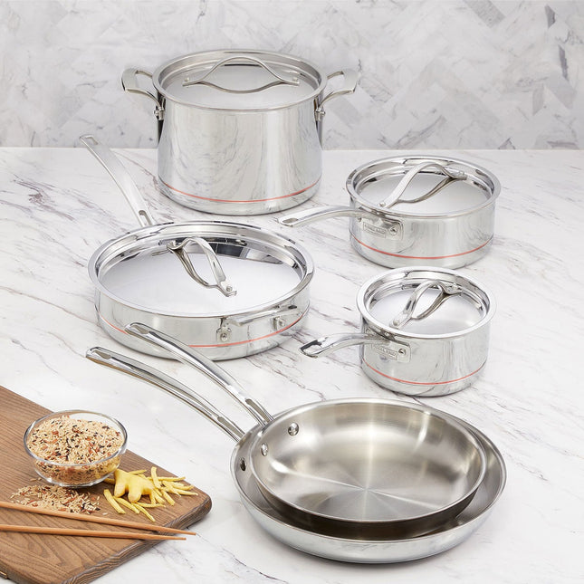Kirkland Signature Stainless Steel 10 Piece Cookware Set – view 2