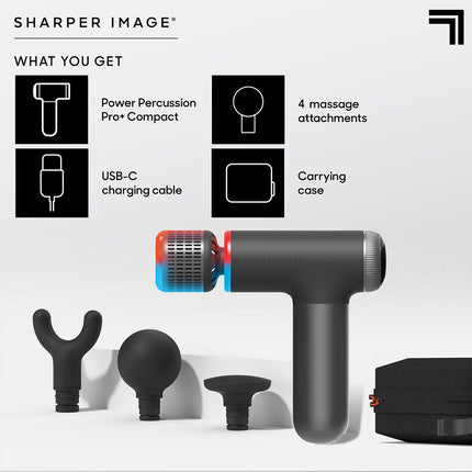 Sharper Image Percussion Pro+ Hot and Cold Compact Massager – view 7
