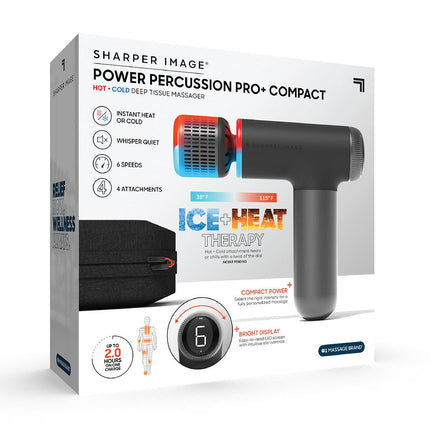 Sharper Image Percussion Pro+ Hot and Cold Compact Massager – view 8