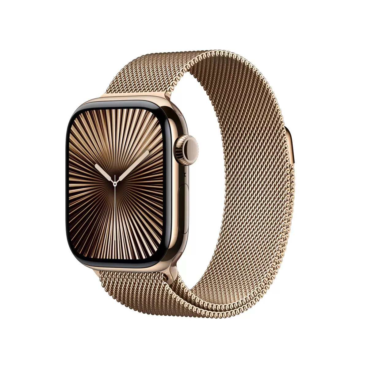 Apple Watch Series 10 GPS + Cellular, 42mm Titanium Case with Milanese Loop