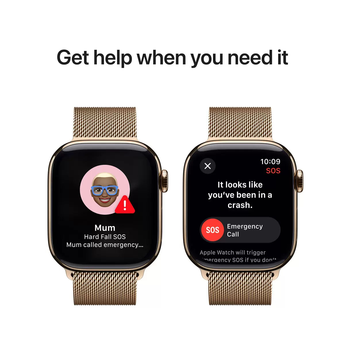 Apple Watch Series 10 GPS + Cellular, 42mm Titanium Case with Milanese Loop